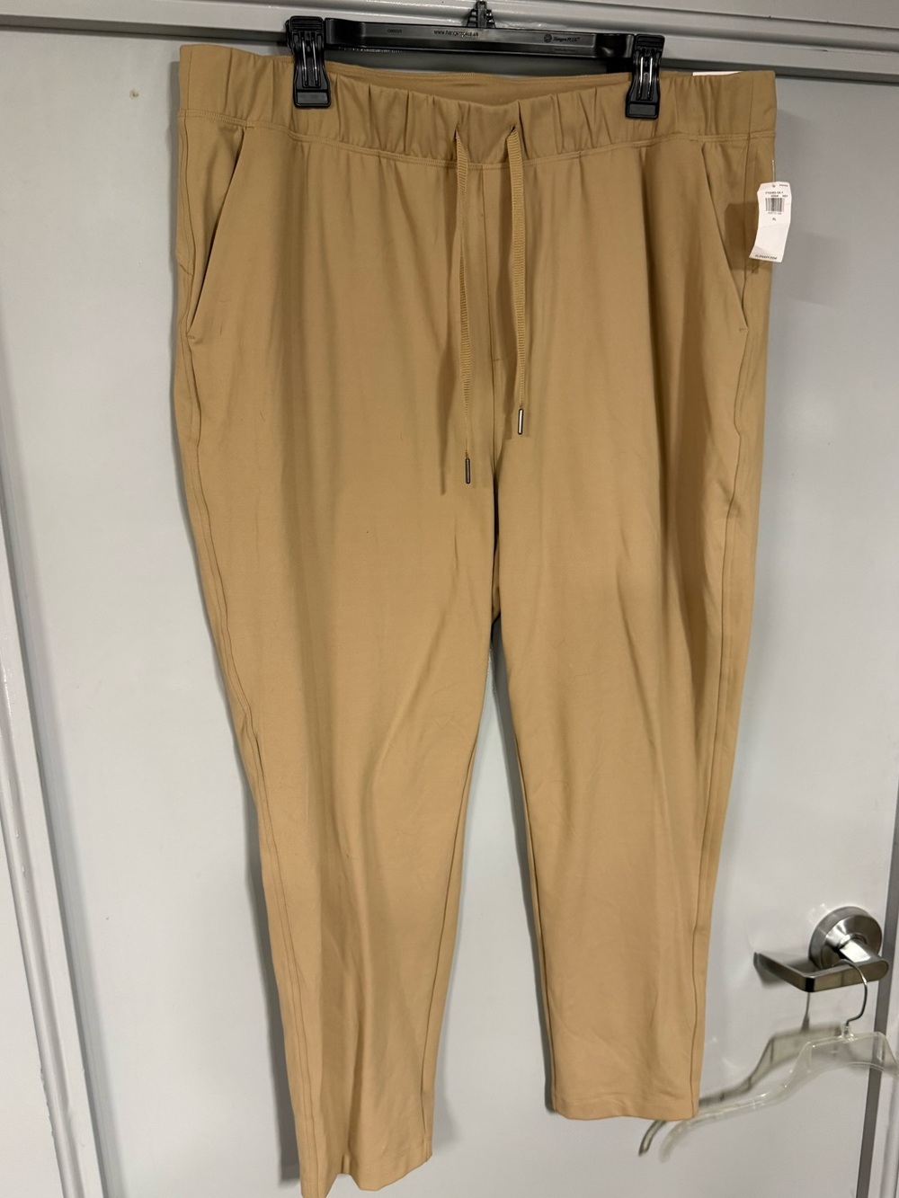 NWT Tan Old Navy High Rise Slim Taper Powersoft Coze Joggers - XL